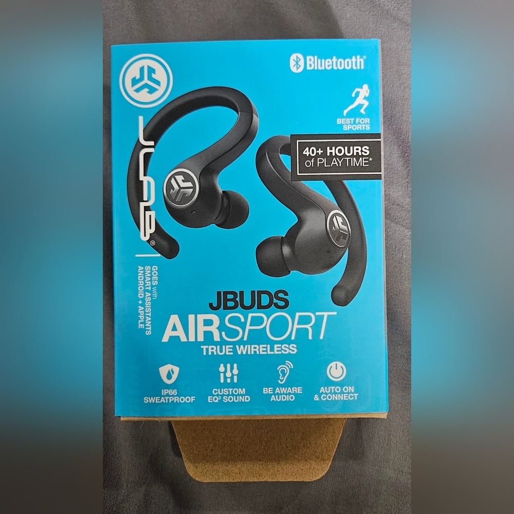 ❤️💚JLab Audio - JBuds Air Sport True Wireless In-Ear Headphones - Bluetooth❤️💙